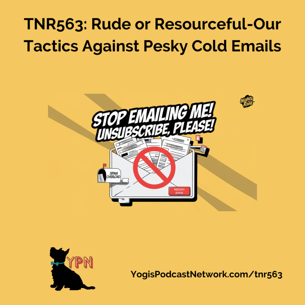 tnr563 rude or resourceful our tactics against pesky cold emails